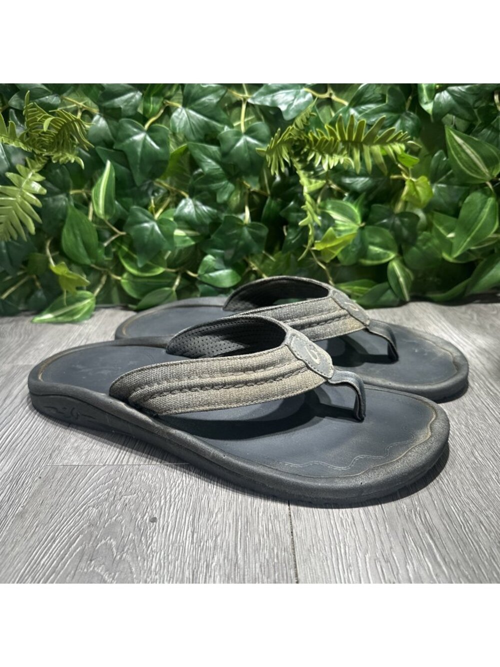 Olukai Men’s Hokua Thong Flip Flops Sandals Comfort Support Casual Size 13